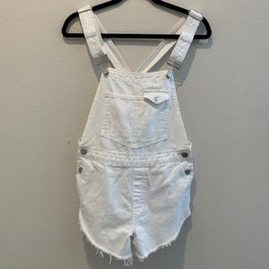 Urban Outfitters White Overalls